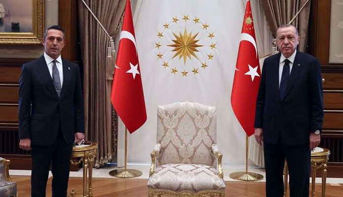 SON DAKİKA: TC Cumhurbaşkanı Erdoğan Ali Koç'u kabul etti