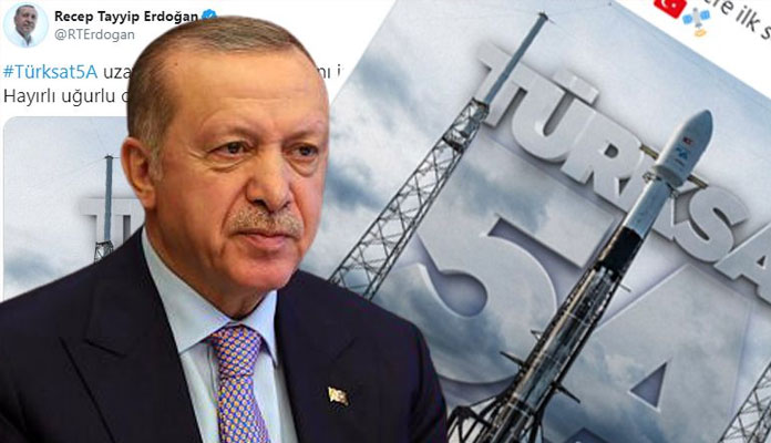 Erdoğan, Türksat5A ülkemize hayırlı hizmetlere vesile olacak