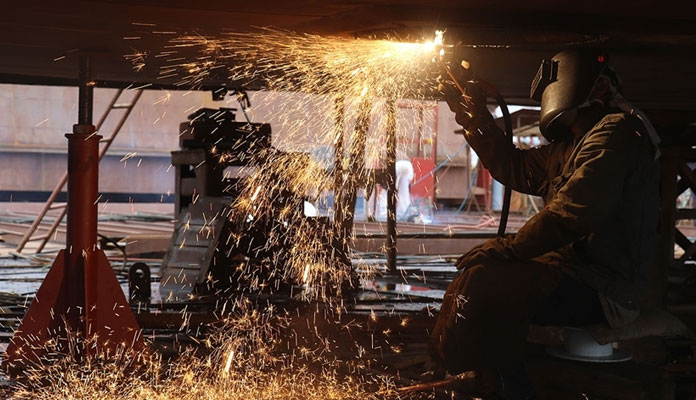 Sanayi üretim endeksi yıllık bazda yüzde 9 yükseldi