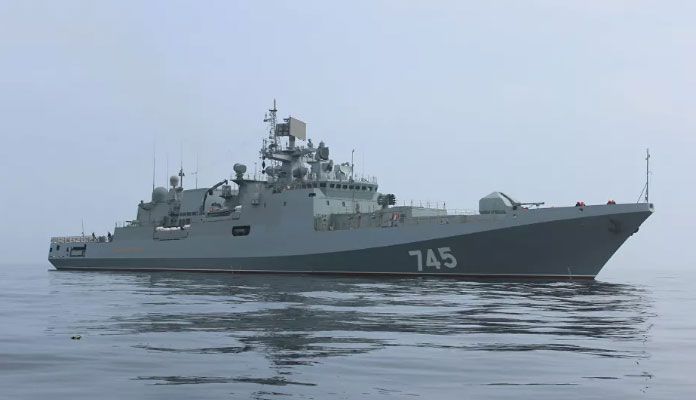 Bir Rus askeri gemisi ilk kez Port Sudan'a giriş yaptı