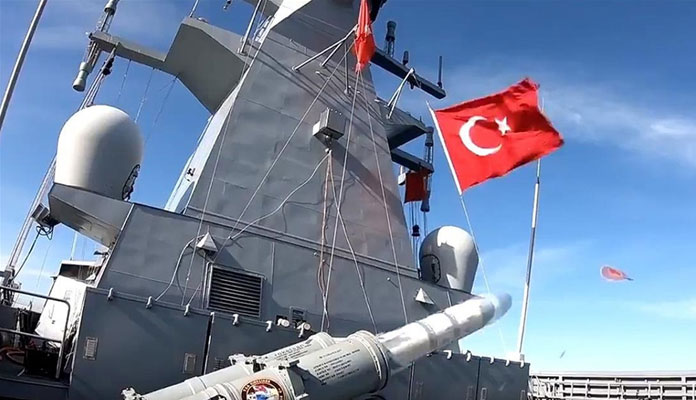 Taarruz güdümlü Atmaca mermisinin harp başlıklı ilk atışı başarıyla icra edildi