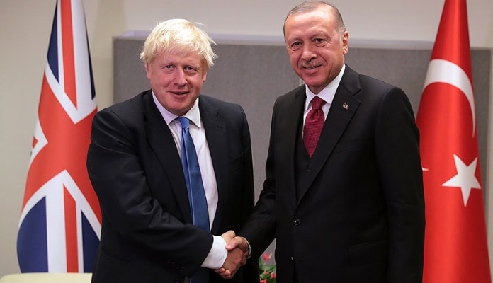 Erdoğan ve Johnson Türkiye-İngiltere ilişkilerini geliştirecek adımları görüştü