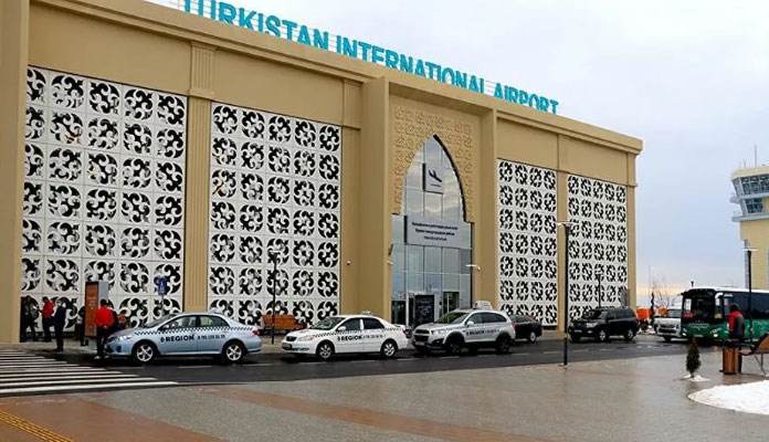 Türkistan'dan ilk uluslararası uçuş Türkiye'ye yapıldı