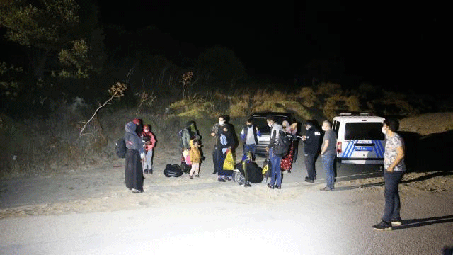 Muğla'da 10 düzensiz göçmen yakalandı