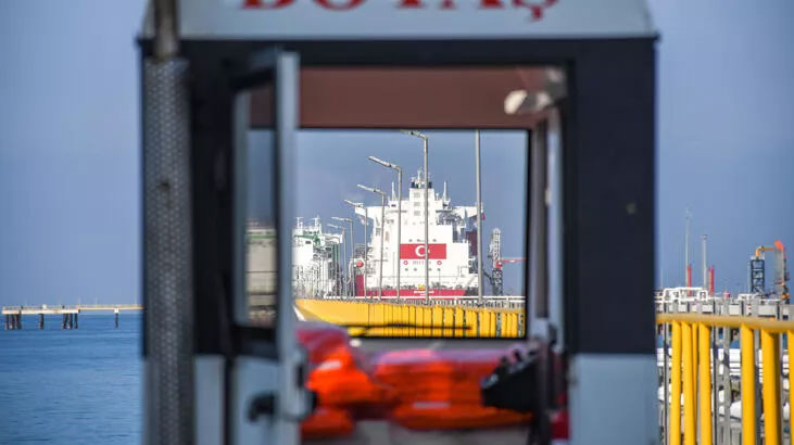 Ertuğrul Gazi'ye ilk LNG nakli başladı
