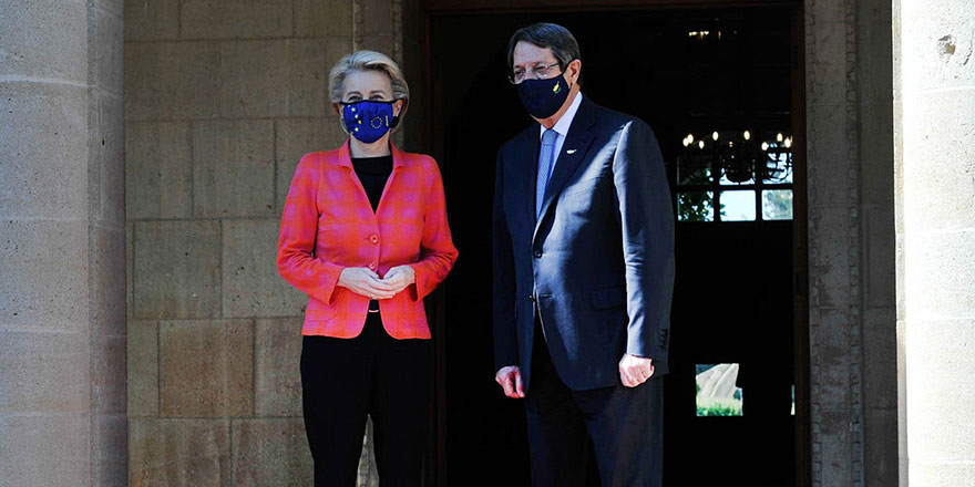 Ursula von der Leyen Güney Kıbrıs’ta