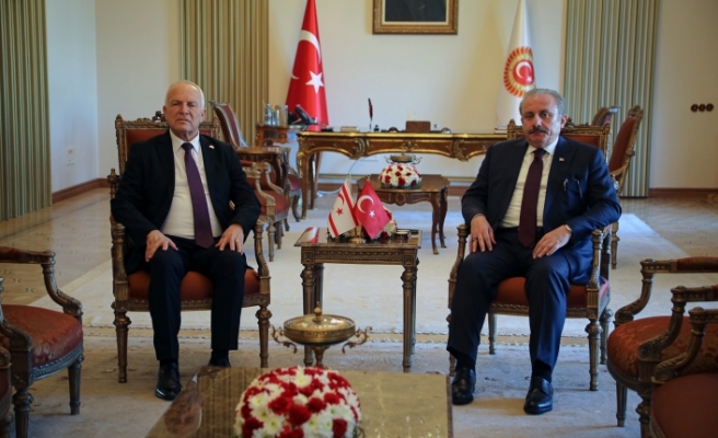 Meclis Başkanı Töre, TBMM Başkanı Şentop ile görüştü
