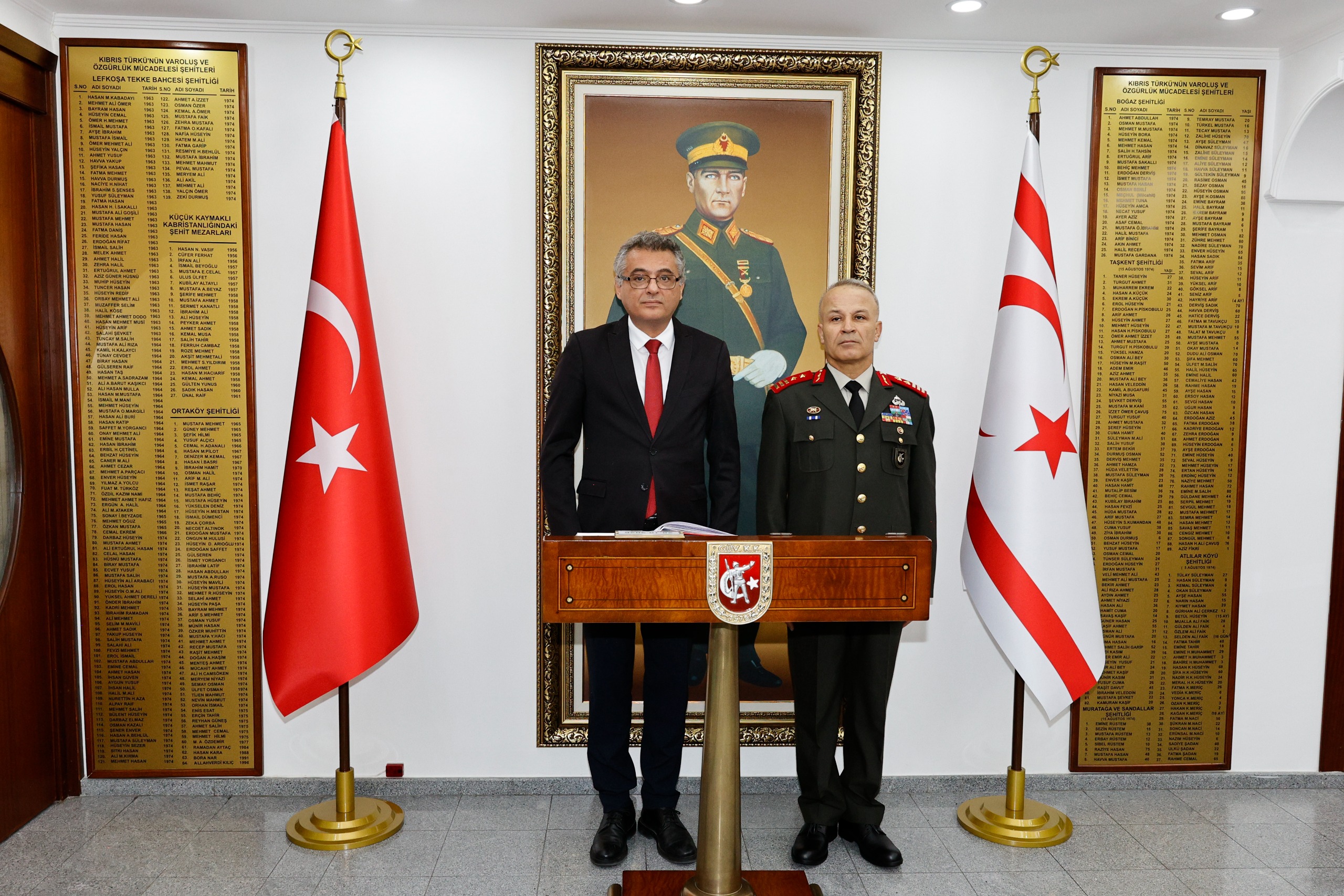 Cumhurbaşkanı Erhürman, Tümgeneral Bilir’i ziyaret etti