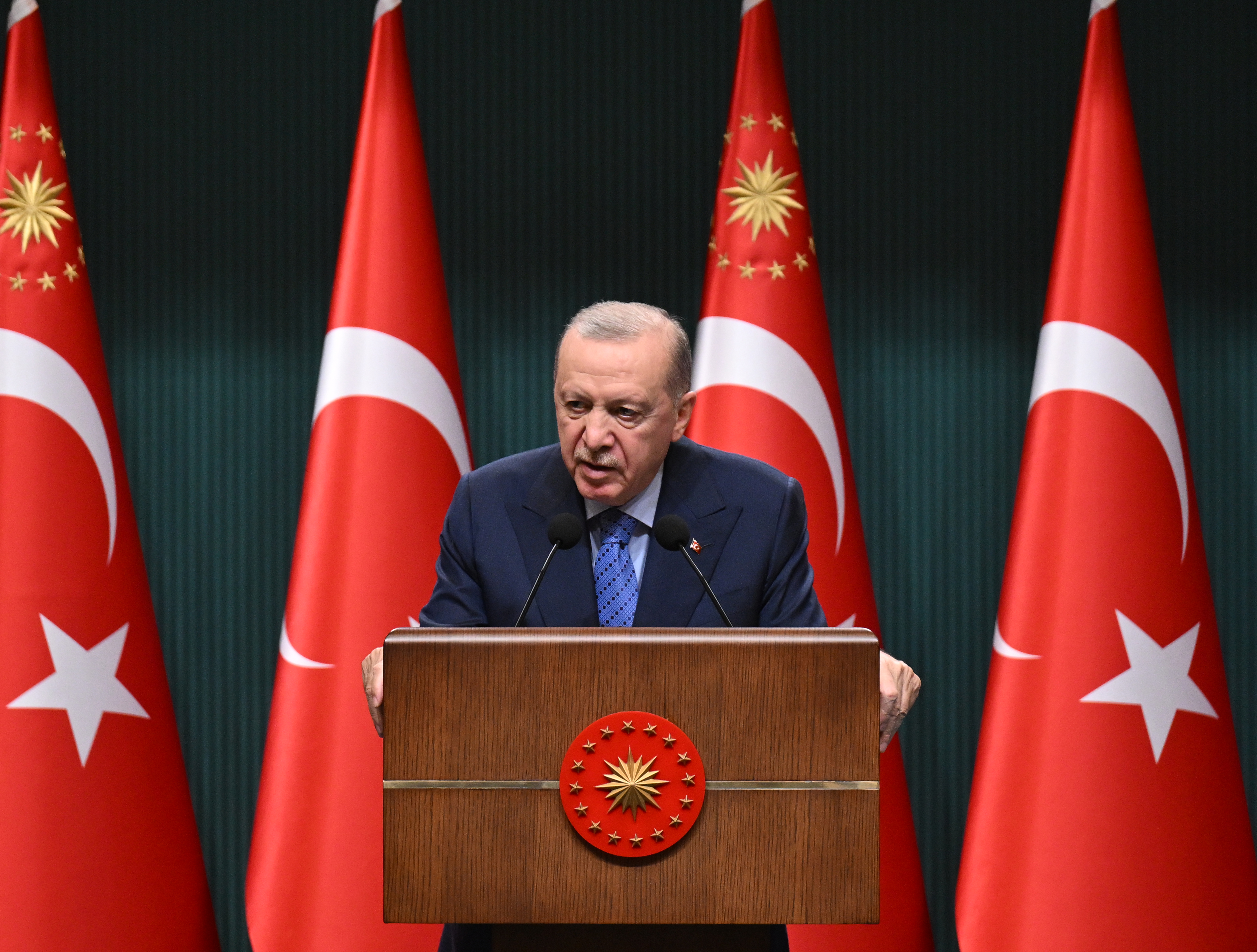 Erdoğan: "Biz, Doğu Akdeniz'de birilerine gol atmanın peşinde değiliz”