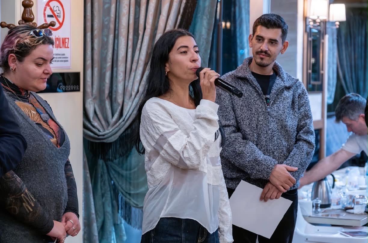 Müzisyen Gigi ile ressam Pırıl Torgut, “3. TÜRKSOY Gençlik Buluşması”na katıldı