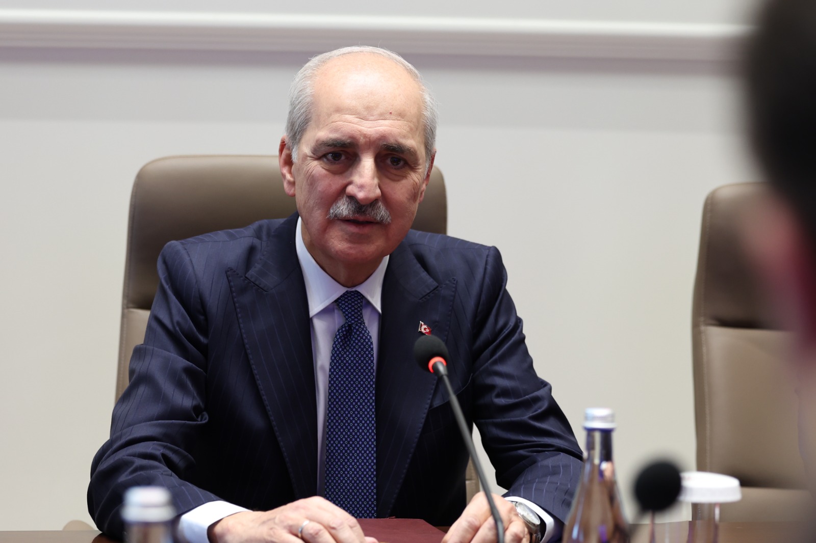 Öztürkler, Bişkek’te TBMM Başkanı Kurtulmuş ile görüştü