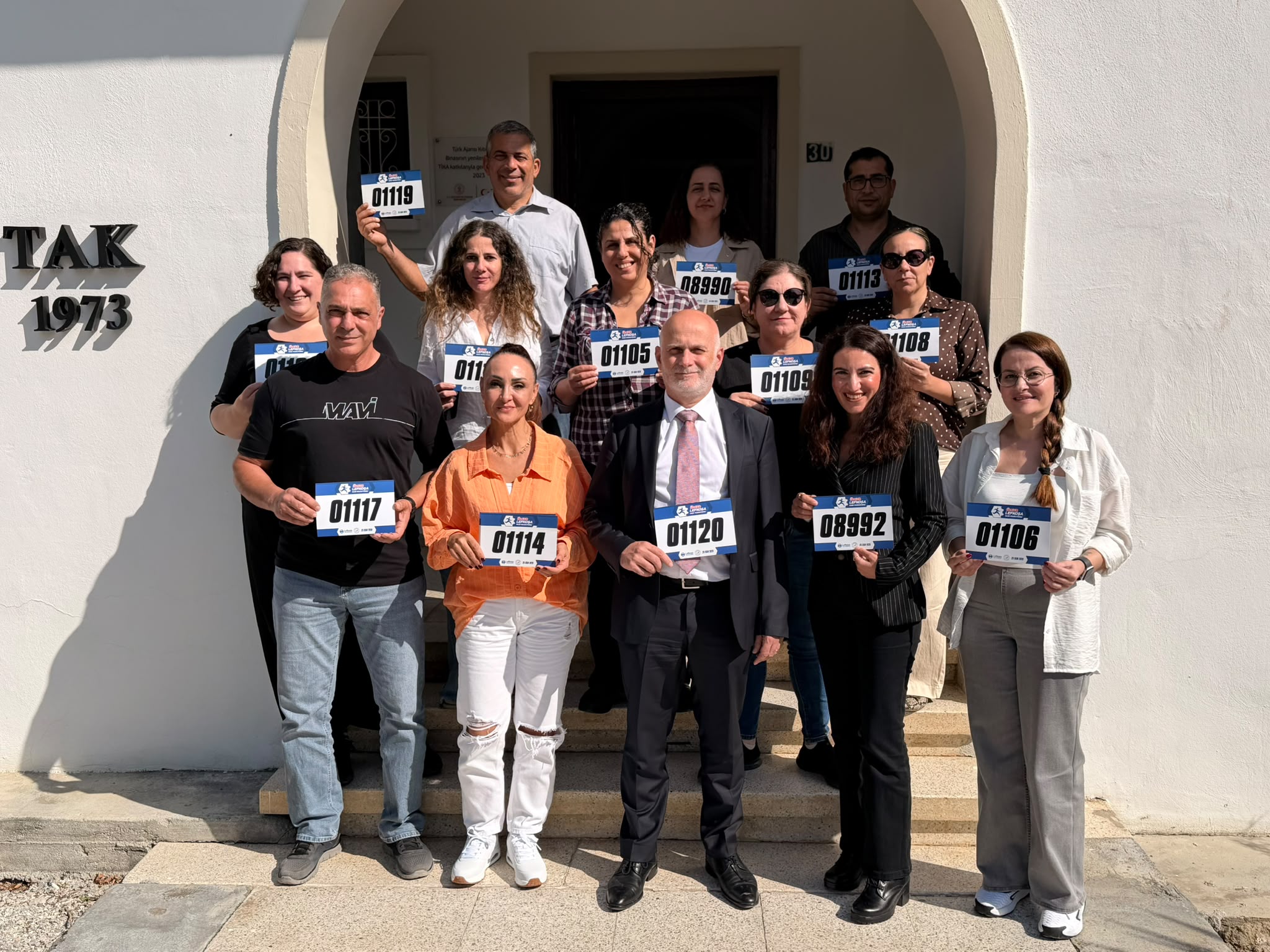 TAK personeli Ülker Lefkoşa Yarı Maratonu’na kayıt yaptırdı