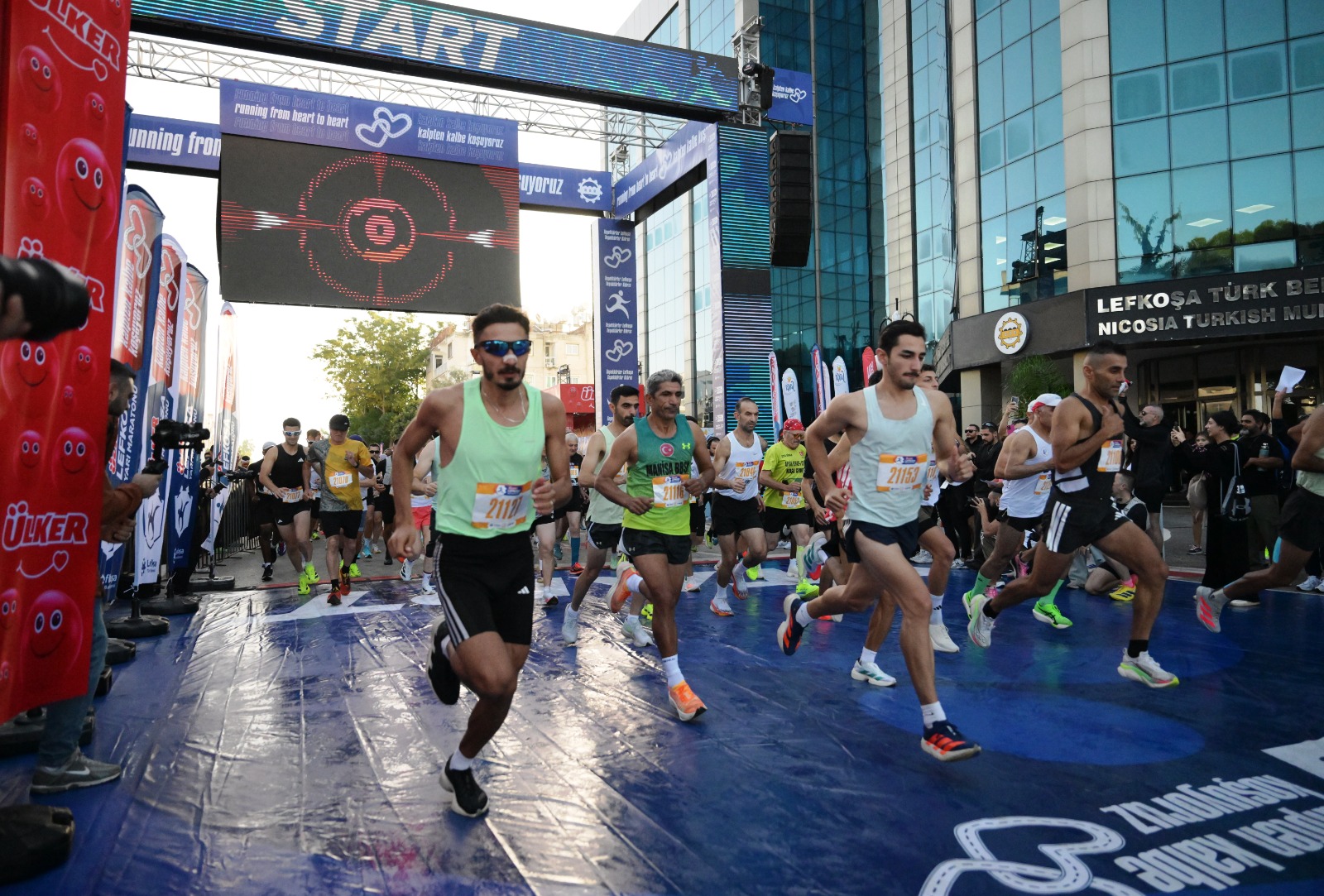 Ülker Lefkoşa Yarı Maratonu’nda 10 kilometre koşusu koşuldu